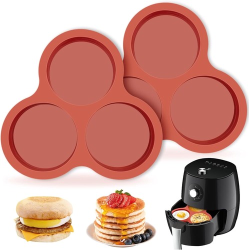 Silicone egg molds 4 inch - 2-pk,