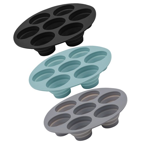 3pcs silicone muffin pans - 3pcs,