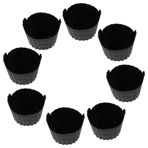 Reusable black silicone egg - silicone,