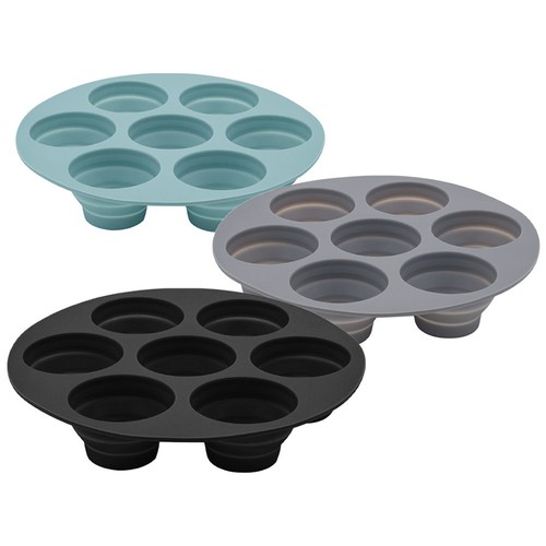 3pcs silicone muffin - silicone, pans