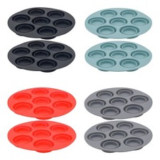 2Pcs Silicone Muffin Cake Tray