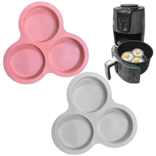 2pcs nonstick silicone egg pan - 2pcs,